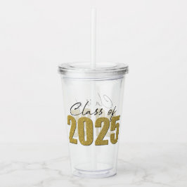 Klassen guld Glitter 2025 Take Away Mugg