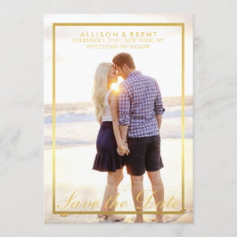 Klassen Guld sparar datumfotokortet Spara Datumet