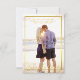 Klassen Guld sparar datumfotokortet Spara Datumet