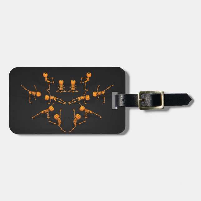 Klassen Halloween Yoga Bagagebricka (Horisontell Framsida)