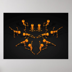 Klassen Halloween Yoga Poster