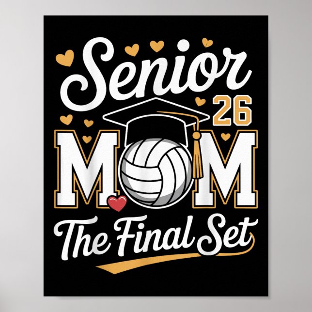 Klassen Högre Mamma 2026 Volleyball den slutliga u Poster (Framsidan)