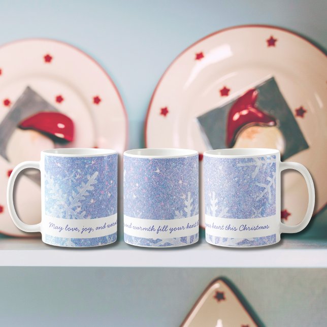 Klassen jul Personlig mugg med Anpassningsbar Text (Classy Christmas Personalized Mug with Custom Text)