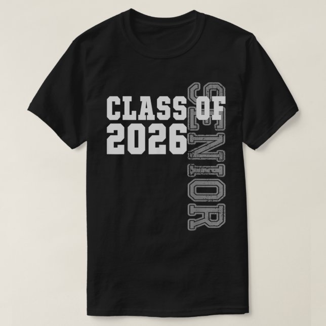 Klassen Lättmästare i Studenten, 2026: Senior T Shirt (Design framsida)