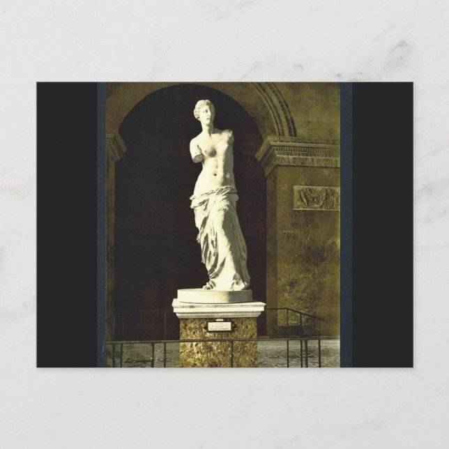 Klassen Louvre, Venus de Milo, Paris, Frankrike Vykort (Framsida)