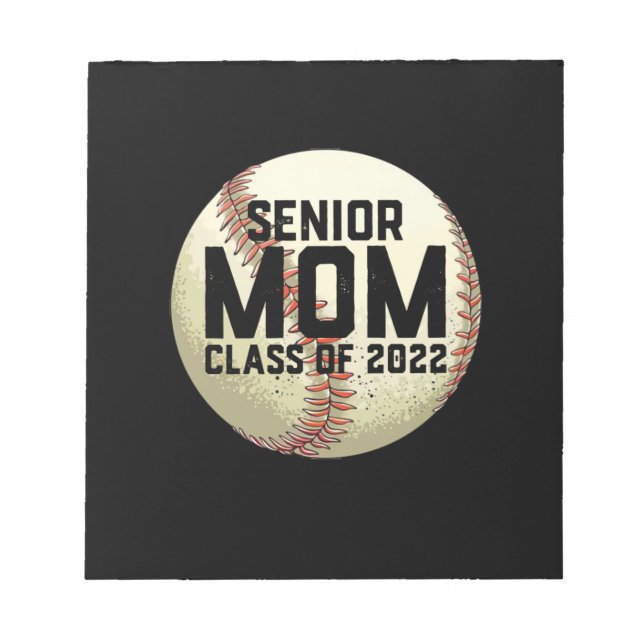 Klassen Mamma 2022 Baseball Mamma Anteckningsblock (Framsida)