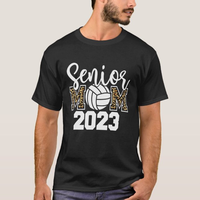 Klassen Mamma 2023: Volleyball Mamma Studenten T Shirt (Framsida)