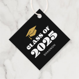 Klassen Modern Black Guld 2025 Tack Gåvor Etiketter