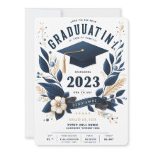 Klassen Modern inbjudan till Lodrät Photo Studente