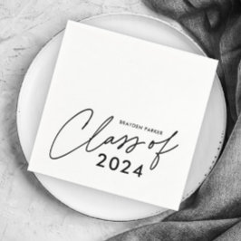 Klassen Modern Script Studenten Pappersservett