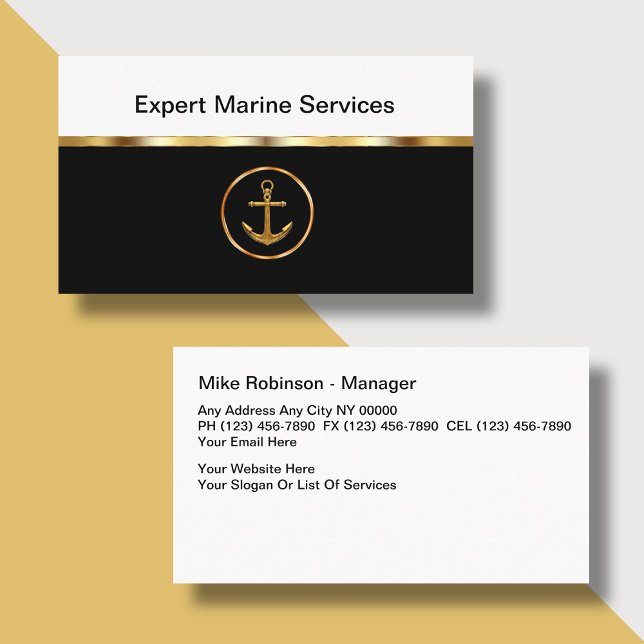 Klassen Nautical Marine Services Visitkort (Skapare uppladdad)
