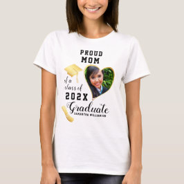 Klassen Proud Mamma 2025 Anpassningsbar Photo Stud T Shirt
