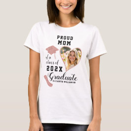 Klassen Proud Mamma av 2025 Student Anpassningsbar T Shirt