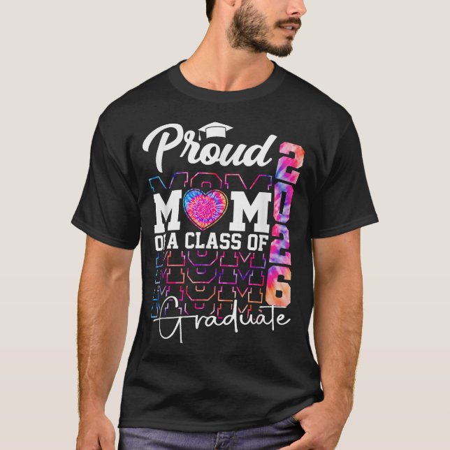 Klassen Proud Mamma från 2026 års högre chefer i S T Shirt (Framsida)