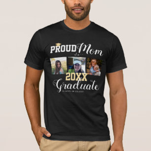 Klassen Proud Mamma i Grad Cap T-Shirt