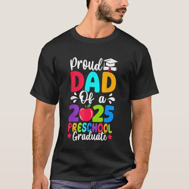 Klassen Proud Pappa 2025 Preschool Pre-K Student T Shirt (Framsida)