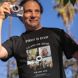 Klassen Proud pappa 2025 student fotot studenten T Shirt