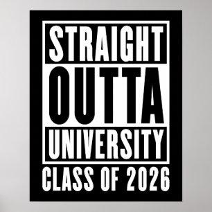 Klassen rak Outta Universiteten 2026 Poster
