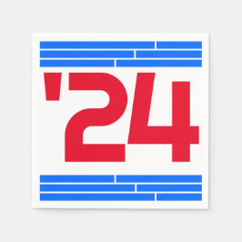 Klassen Red & Blue Pub på 24 Grad Party Pappersservett