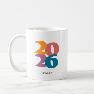 Klassen Retro Vibes Studenten 2025 Kaffemugg