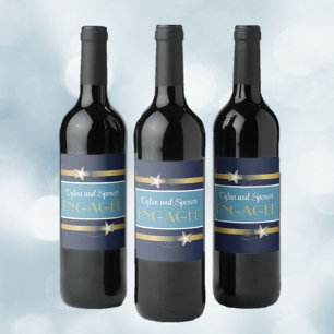 Klassen, roligtens Förlovningsfest Vinflaska Etikett