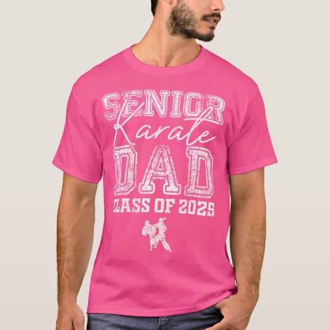 Klassen Senior Karate Pappa 2025 Student Karate Da T Shirt (Framsida)