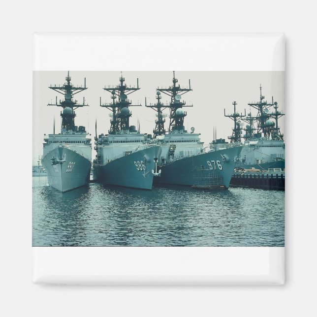 Klassen Spruance förstörare, NAV STA, San Diego, C Magnet (Framsidan)