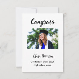 Klassen Studenten lägg till namn med 20xx gratuler