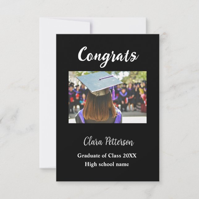 Klassen Studenten lägg till namn med 20xx gratuler (Framsida)