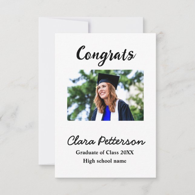 Klassen Studenten lägg till namn med 20xx gratuler (Framsida)