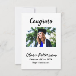 Klassen Studenten lägg till namn med 20xx gratuler