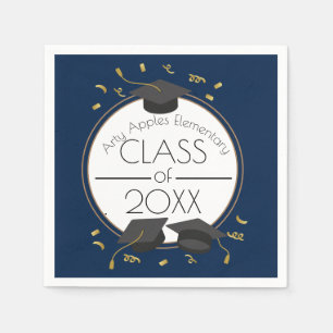 Klassen studenten napkin för 2020, 2019, 2021, 202 pappersservett