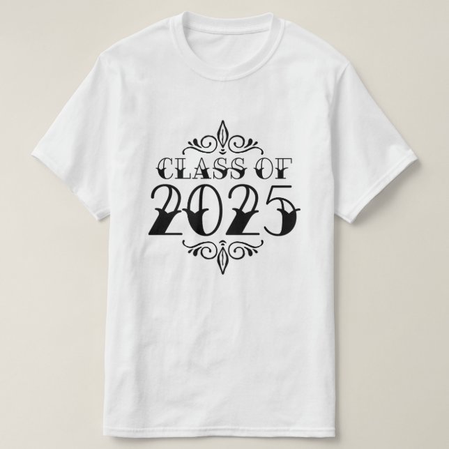 Klassen Tattoo Stil 2025 Studenten T Shirt (Design framsida)