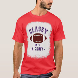 Klassen till Kickoff Lila Brev Sports Game D T Shirt