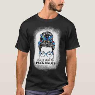 Klassen tills Puck släpper Messy Hair Bun Mamma T Shirt