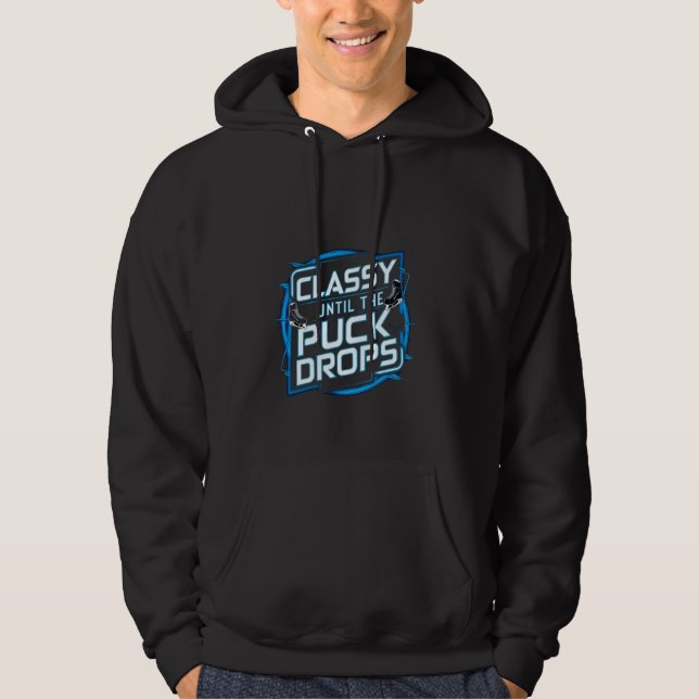 Klassen tills pucken faller? — hoodie (Framsida)
