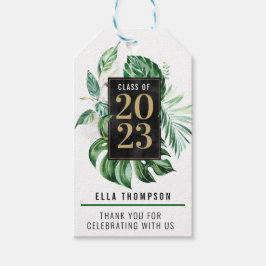 Klassen Tropical Löv 2021 Studenten | Tack Presentetikett