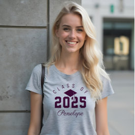 Klassen Varsity Stil Student för 2022 års anpassad T Shirt