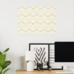 Klassens Abstrakt Art Deco Squares Mönster Guld<br><div class="desc">Vackert,  elegant och ren äkta guld-folie tryckt abstrakt konst deo stil-fyrkanter mönster.</div>