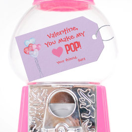 Klassens Alla Hjärtans "Du Får Mitt Hjärta Att Spr Presentetikett