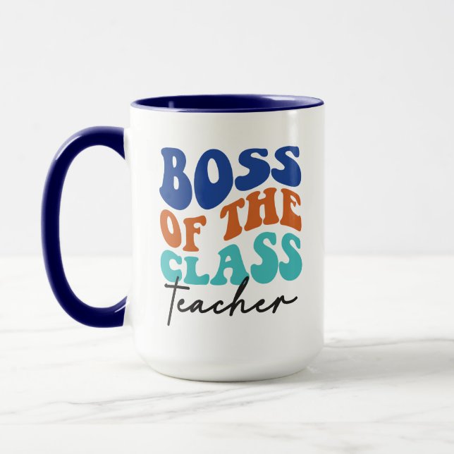 Klassens bästa lärare Wordart Mugg (Vänster)