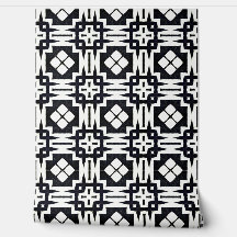 Klassens Chic Black and White Geometric Deco Moder