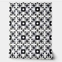 Klassens Chic Black and White Geometric Deco Moder