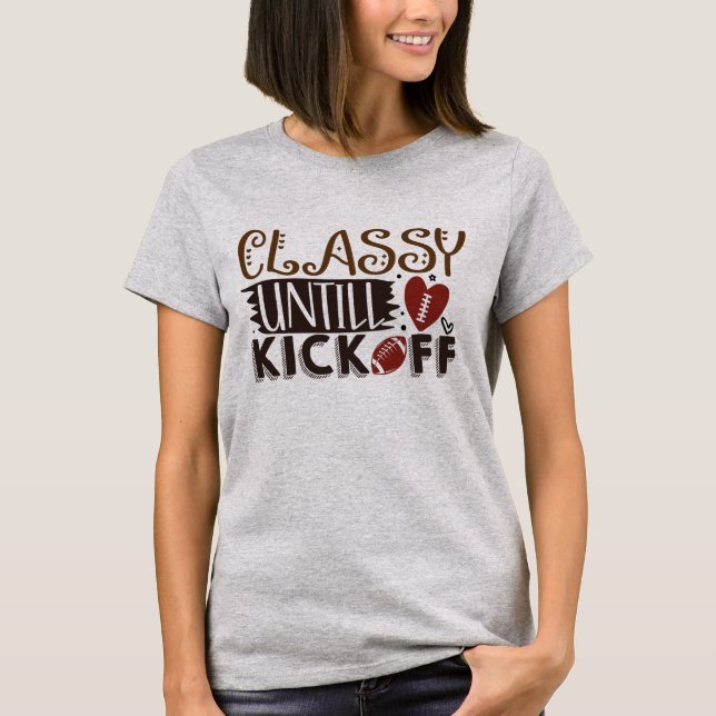 Klassens Chick till Kickoff T Shirt (Framsida)