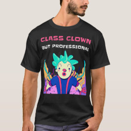 Klassens clown men professionell rolig lärare t shirt