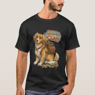 Klassens kumpan - Rolig ryggsäck för hundälskare t Shirt