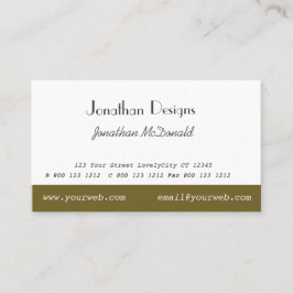 Klassens traditionella Anpassningsbar - unik, mode Visitkort