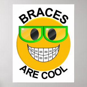 Klasser är Coola Dentist Wall Poster - Grönt Glass