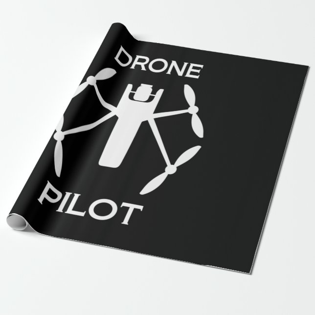 Klasser Drone Pilot Presentpapper (Utrullad)