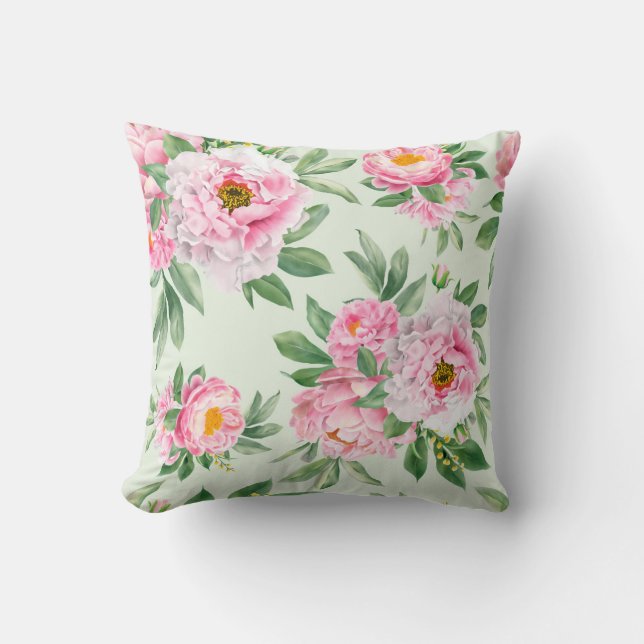 Klassi-Blommönster Kudde (Framsida)